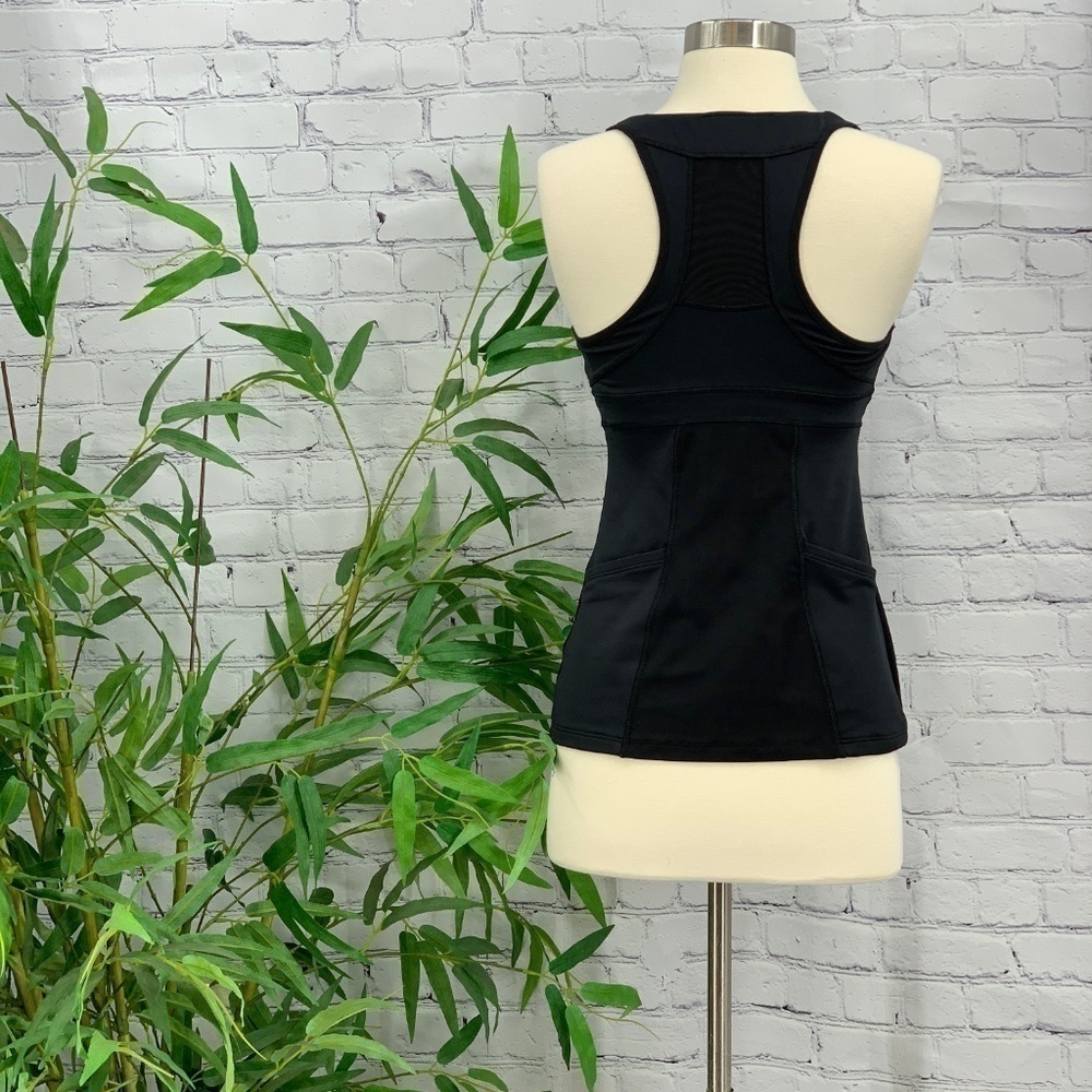 🎉Athleta Black Racerback Tank Top - Picture 3 of 8